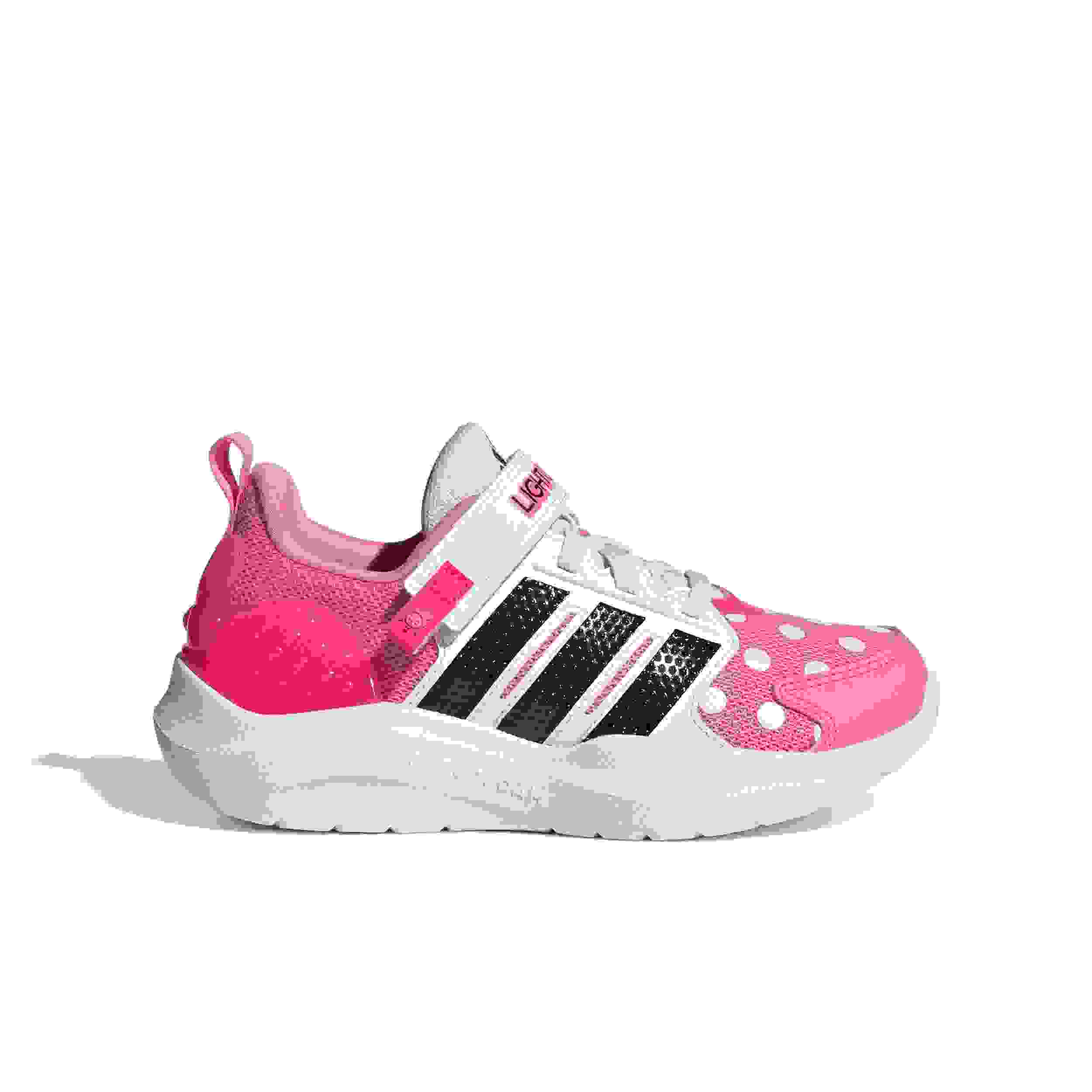 adidas Disney Lightorama Minnie Mouse Preschool Girls' "Bliss Pink/Core Black/Lucid Pink" Shoe